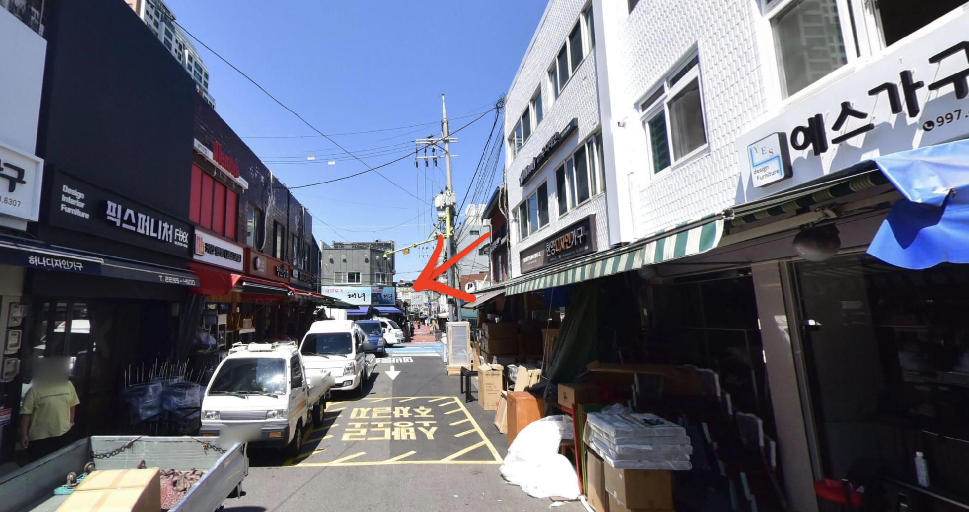 '해녀' 횟집 옆 '신당이스냅' 매장으로 IN